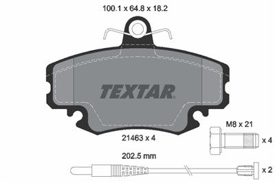 TEXTAR 2146304 Číslo výrobce: 21463. EAN: 4019722252068.