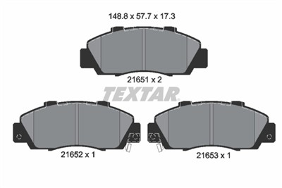 TEXTAR 2165101 Číslo výrobce: 21651. EAN: 4019722197673.