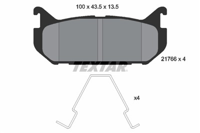 TEXTAR 2176603 Číslo výrobce: 21766. EAN: 4019722267635.