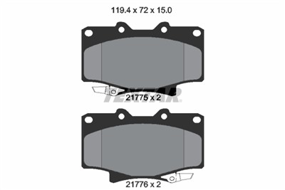 TEXTAR 2177501 Číslo výrobce: 21775. EAN: 4019722198045.