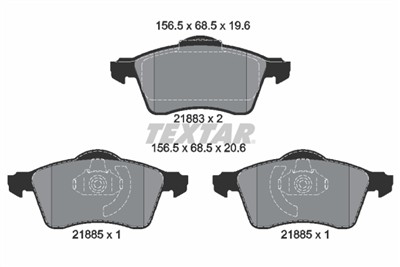 TEXTAR 2188302 Číslo výrobce: 21883. EAN: 4019722168444.