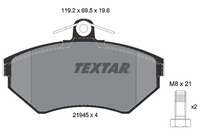 TEXTAR 2194503 Číslo výrobce: 21945. EAN: 4019722184772.