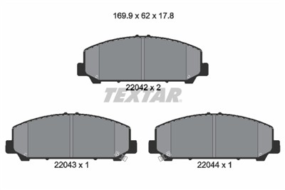 TEXTAR 2204201 Číslo výrobce: 22042. EAN: 4019722471841.