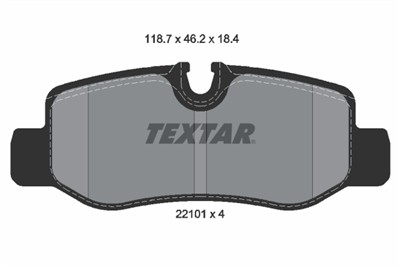 TEXTAR 2210101 Číslo výrobce: 22101. EAN: 4019722471780.