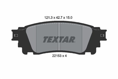 TEXTAR 2215301 Číslo výrobce: 22153. EAN: 4019722480362.