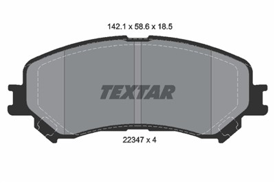 TEXTAR 2234701 Číslo výrobce: 22347. EAN: 4019722483806.