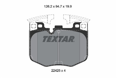 TEXTAR 2242501 Číslo výrobce: 22425. EAN: 4019722492815.
