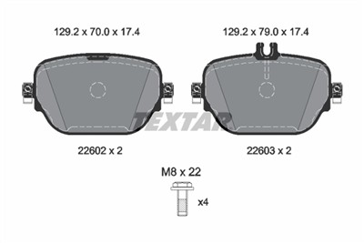 TEXTAR 2260203 Číslo výrobce: 22602. EAN: 4019722536113.