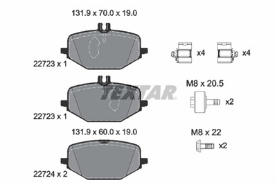 TEXTAR 2272301 Číslo výrobce: 22723. EAN: 4019722544033.