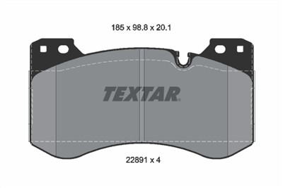 TEXTAR 2289101 Číslo výrobce: 22891. EAN: 4019722601583.
