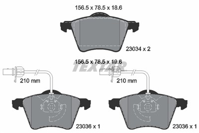 TEXTAR 2303401 Číslo výrobce: 23034. EAN: 4019722186752.