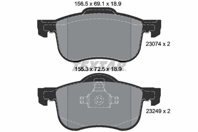 TEXTAR 2307401 Číslo výrobce: 23074. EAN: 4019722277504.