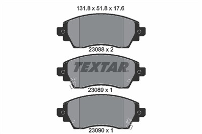TEXTAR 2308801 Číslo výrobce: 23088. EAN: 4019722247477.