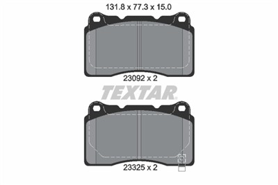 TEXTAR 2309204 Číslo výrobce: 23092. EAN: 4019722279225.