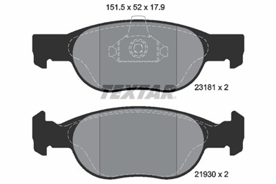 TEXTAR 2318101 Číslo výrobce: 21930. EAN: 4019722198717.