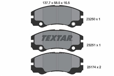 TEXTAR 2325001 Číslo výrobce: 21845. EAN: 4019722245886.