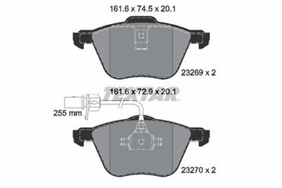 TEXTAR 2326903 Číslo výrobce: 23269. EAN: 4019722240423.