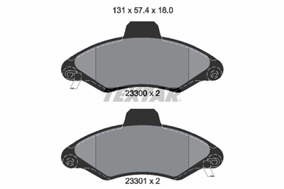 TEXTAR 2330002 Číslo výrobce: 23300. EAN: 4019722212208.