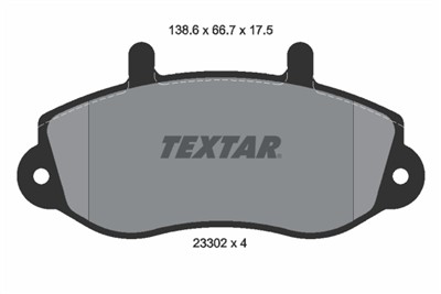 TEXTAR 2330201 Číslo výrobce: 23302. EAN: 4019722231971.