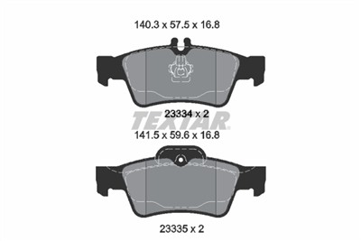 TEXTAR 2333403 Číslo výrobce: 23334. EAN: 4019722248702.