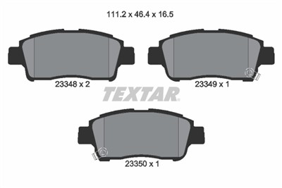 TEXTAR 2334803 Číslo výrobce: 23348. EAN: 4019722234255.