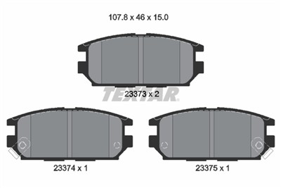 TEXTAR 2337301 Číslo výrobce: 23373. EAN: 4019722245091.