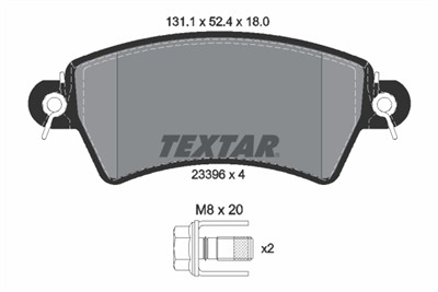 TEXTAR 2339602 Číslo výrobce: 23396. EAN: 4019722235764.