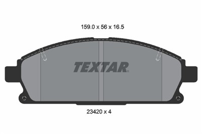 TEXTAR 2342004 Číslo výrobce: 23420. EAN: 4019722471865.