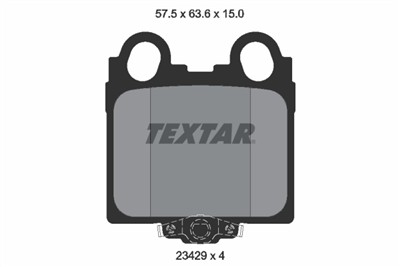 TEXTAR 2342901 Číslo výrobce: 23429. EAN: 4019722267079.