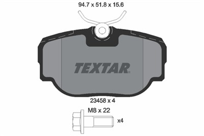 TEXTAR 2345801 Číslo výrobce: 23458. EAN: 4019722242243.