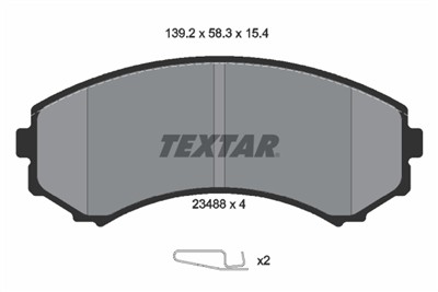 TEXTAR 2348801 Číslo výrobce: 23488. EAN: 4019722238154.