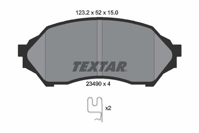 TEXTAR 2349002 Číslo výrobce: 23490. EAN: 4019722242212.