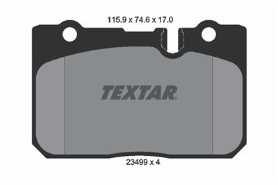 TEXTAR 2349901 Číslo výrobce: 23499. EAN: 4019722265617.