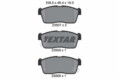 TEXTAR 2350701 Číslo výrobce: 23507. EAN: 4019722245138.
