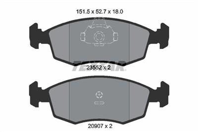 TEXTAR 2355202 Číslo výrobce: 20907. EAN: 4019722250293.