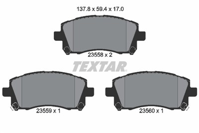 TEXTAR 2355802 Číslo výrobce: 23558. EAN: 4019722241345.