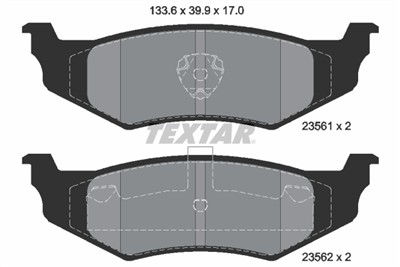TEXTAR 2356102 Číslo výrobce: 23561. EAN: 4019722239083.