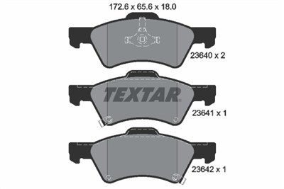 TEXTAR 2364001 Číslo výrobce: 23640. EAN: 4019722249525.