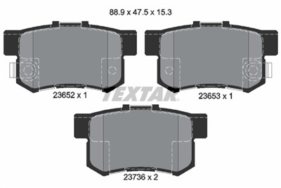TEXTAR 2365201 Číslo výrobce: 23652. EAN: 4019722243394.