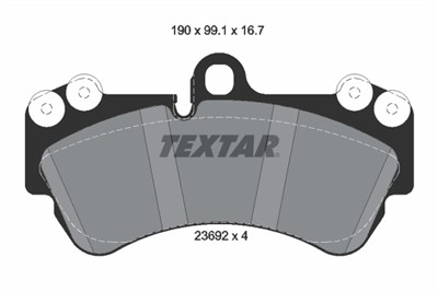 TEXTAR 2369202 Číslo výrobce: 23692. EAN: 4019722268717.