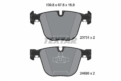 TEXTAR 2373101 Číslo výrobce: 23731. EAN: 4019722303258.