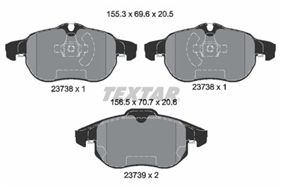TEXTAR 2373807 Číslo výrobce: 23402. EAN: 4019722244117.