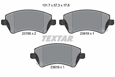 TEXTAR 2376601 Číslo výrobce: 23766. EAN: 4019722249105.