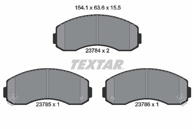TEXTAR 2378401 Číslo výrobce: 23784. EAN: 4019722286520.