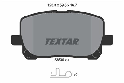 TEXTAR 2383601 Číslo výrobce: 23836. EAN: 4019722250583.