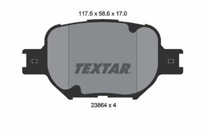 TEXTAR 2386401 Číslo výrobce: 23864. EAN: 4019722261725.