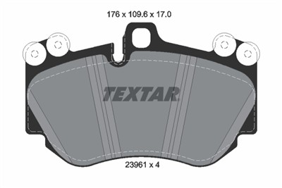 TEXTAR 2396101 Číslo výrobce: 23961. EAN: 4019722279119.