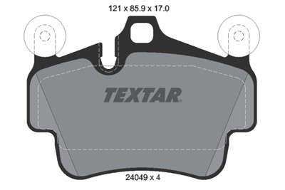 TEXTAR 2404903 Číslo výrobce: 24049. EAN: 4019722299193.