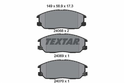 TEXTAR 2406801 Číslo výrobce: 24068. EAN: 4019722406034.