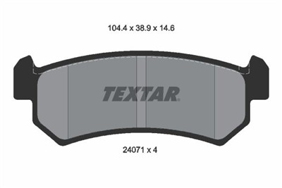 TEXTAR 2407101 Číslo výrobce: 24071. EAN: 4019722265273.